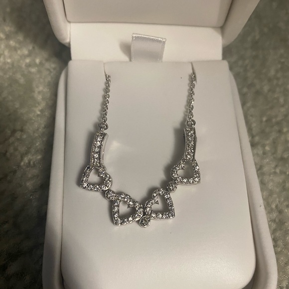 2-way diamond pendant hearts & clover real diamonds 💎 - Picture 3 of 5